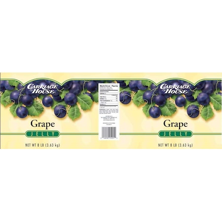 Carriage House Carriage House 8lbs Grape Jelly, PK6 84T122T4223